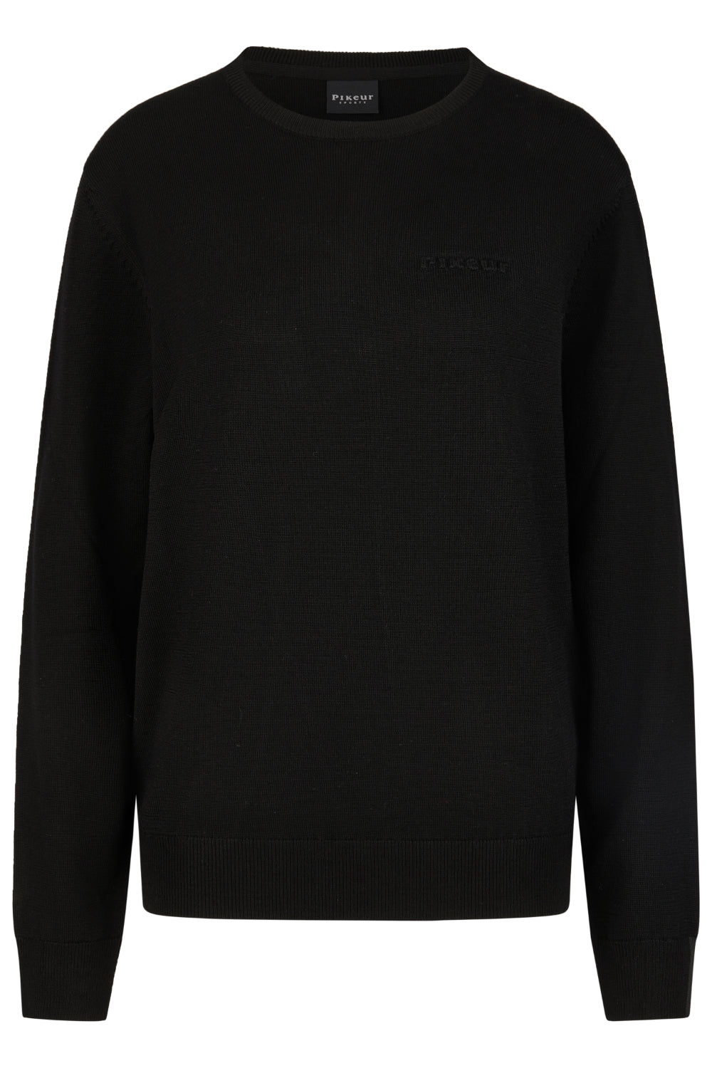 Pikeur Bluza męska Knitted Pullover 8289 Selection A/W 2025 Black - Cavalo